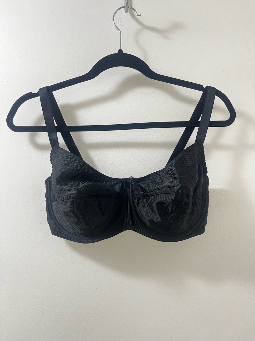 Black Vintage bullet Underwire Bra - Women Intimates
